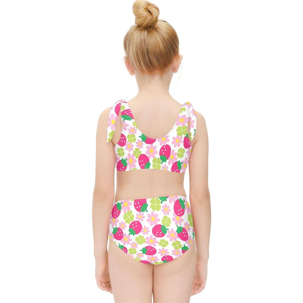 Amazon.com: YYZZH Strawberry Flower Clover Girls Bikini Sets
